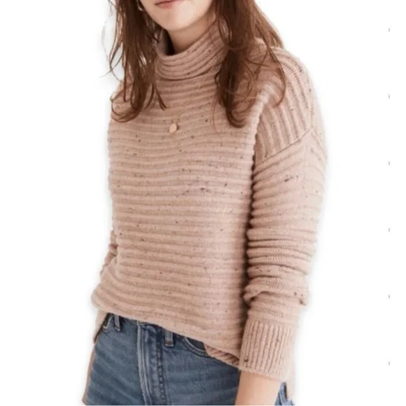 Madewell Olive Green Turtleneck Sweater - Picture 5 of 7